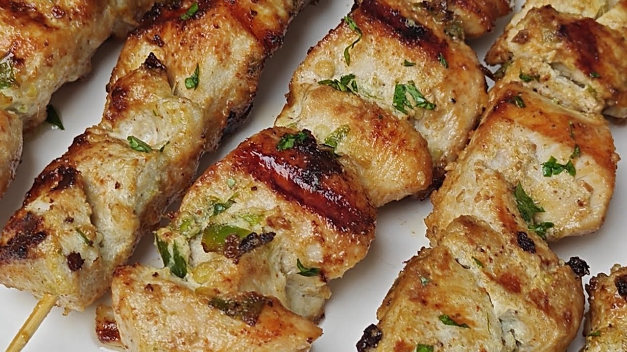 Cream Malai Chicken Tikka with Cheese Sauce